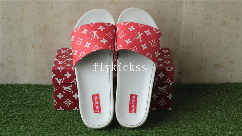 LVS Supemre Slipper White Red